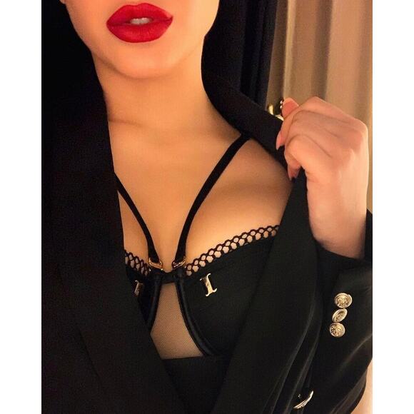 Honey Birdette Other - Honey Birdette VIENNA🖤 Black Gold Push Up Bra 32D